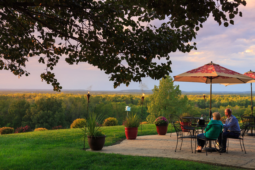 Spectacular views at the Cedar Crest Lodge